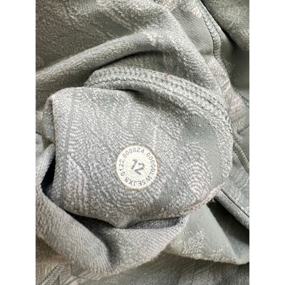 Lululemon Swift Speed High-Rise Tight 28" Reverberate Chevron Jaquard 12 Green - Picture 6 of 8